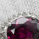 ノンブランド NON BRAND ロードライトガーネット 1.91ct ダイヤモンド レッド×プラチナシルバー Pt900 ロードライトガーネット ダイヤモンド ペンダントトップ プラチナ 1粒 1石 赤 ネックレストップ