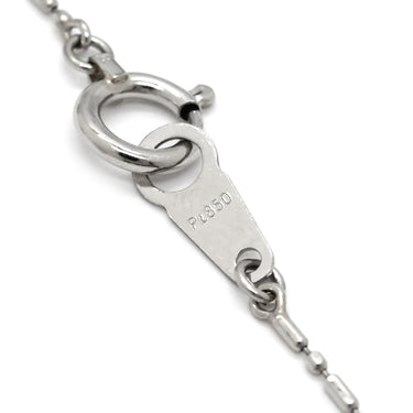 ノンブランド NON BRAND ルビー 0.90ct ダイヤモンド ペンダント ホワイトゴールド Pt900 ルビー ダイヤモンド PT850(チェーン) ネックレス 赤 レッド 1石 1粒 オーバルミックスカット プラチナ