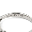 ノンブランド NON BRAND アコヤパール 8.1mm ダイヤ パールホワイトXホワイトゴールド×プラチナシルバー Pt1000 K24WG パール ダイヤモンド リング 指輪 あこや 真珠 1粒 白 ラウンドシェイプ プラチナ1000 7号