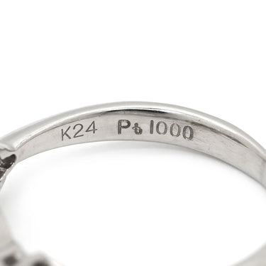 ノンブランド NON BRAND アコヤパール 8.1mm ダイヤ パールホワイトXホワイトゴールド×プラチナシルバー Pt1000 K24WG パール ダイヤモンド リング 指輪 あこや 真珠 1粒 白 ラウンドシェイプ プラチナ1000 7号