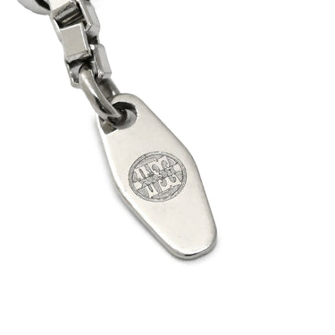 ノンブランド NON BRAND ダイヤモンド ペンダント プラチナシルバー Pt900 ダイヤモンド PT850(チェーン) ネックレス ラウンドプレート プラチナ900 PT850チェーン