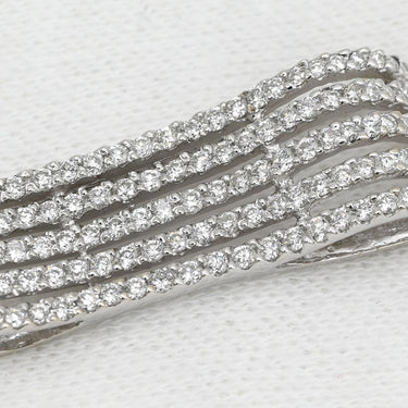 ノンブランド NON BRAND ダイヤモンド 1.15ct ホワイトゴールド K18WG ダイヤモンド ペンダントトップ Au750 18K 18金 WG ネックレストップ