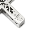 ノンブランド NON BRAND ダイヤモンド 0.92ct クロスペンダント プラチナシルバー Pt850 ダイヤモンド ネックレス 十字架 CROSS 11石 11P 11粒 プラチナ850