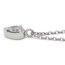 ノンブランド NON BRAND ダイヤモンド 0.32ct ペンダント プラチナシルバー Pt850 ダイヤモンド ネックレス 1粒 1石 プラチナ850 ペアシェイプ