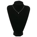 ノンブランド NON BRAND ダイヤモンド 0.32ct ペンダント プラチナシルバー Pt850 ダイヤモンド ネックレス 1粒 1石 プラチナ850 ペアシェイプ