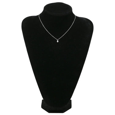 ノンブランド NON BRAND ダイヤモンド 0.32ct ペンダント プラチナシルバー Pt850 ダイヤモンド ネックレス 1粒 1石 プラチナ850 ペアシェイプ
