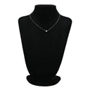 ノンブランド NON BRAND ダイヤモンド 0.504ct ペンダント プラチナシルバー Pt900 ダイヤモンド PT850(チェーン) ネックレス 1粒 1石 プラチナ900 PT850チェーン