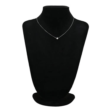 ノンブランド NON BRAND ダイヤモンド 0.504ct ペンダント プラチナシルバー Pt900 ダイヤモンド PT850(チェーン) ネックレス 1粒 1石 プラチナ900 PT850チェーン