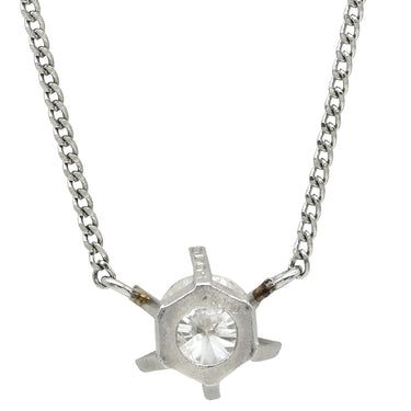 ノンブランド NON BRAND ダイヤモンド 0.504ct ペンダント プラチナシルバー Pt900 ダイヤモンド PT850(チェーン) ネックレス 1粒 1石 プラチナ900 PT850チェーン