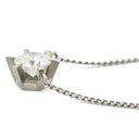ノンブランド NON BRAND ダイヤモンド 0.504ct ペンダント プラチナシルバー Pt900 ダイヤモンド PT850(チェーン) ネックレス 1粒 1石 プラチナ900 PT850チェーン