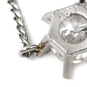 ノンブランド NON BRAND ダイヤモンド 0.504ct ペンダント プラチナシルバー Pt900 ダイヤモンド PT850(チェーン) ネックレス 1粒 1石 プラチナ900 PT850チェーン