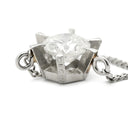 ノンブランド NON BRAND ダイヤモンド 0.504ct ペンダント プラチナシルバー Pt900 ダイヤモンド PT850(チェーン) ネックレス 1粒 1石 プラチナ900 PT850チェーン