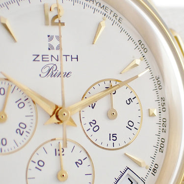 腕時計 ゼニス ZENITH プライム エルプリメロ 20.0010.420 手巻き メンズ OH済 クロノグラフ デイト スモールセコンド