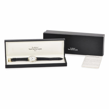 腕時計 ヴァンクリーフアーペル Van Cleef & Arpels スポーツ1 メメント 423.003 手巻き メンズ アラーム ホワイト ローマン デイト