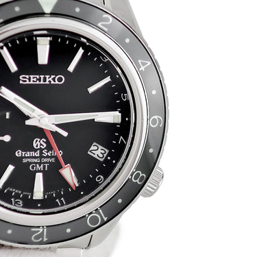 腕時計 グランドセイコー Grand Seiko スポーツコレクション スプリングドライブ GMT SBGE001 9R66-0AA0 自動巻き メンズ ブラック