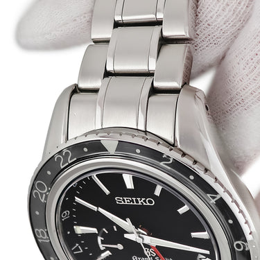腕時計 グランドセイコー Grand Seiko スポーツコレクション スプリングドライブ GMT SBGE001 9R66-0AA0 自動巻き メンズ ブラック