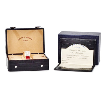 腕時計 フランクミュラー FRANCK MULLER ロングアイランド レリーフ アンサンブル 902QZRELV-RCD1R クオーツ レディース K18PG 純正ダイヤ