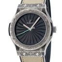 腕時計 ウブロ HUBLOT クラシック フュージョン チタニウム ワイルドカスタムズ 511.NX.1110.VR.PIC19 自動巻き メンズ 黒 限定