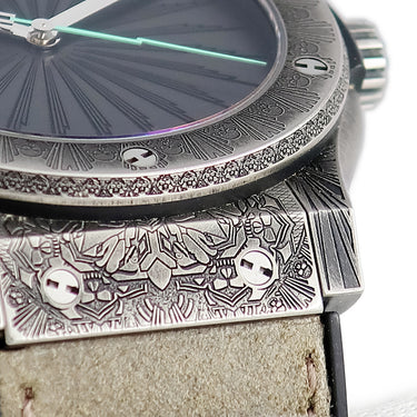 腕時計 ウブロ HUBLOT クラシック フュージョン チタニウム ワイルドカスタムズ 511.NX.1110.VR.PIC19 自動巻き メンズ 黒 限定