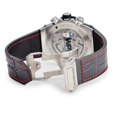 腕時計 ウブロ HUBLOT ビッグバン ウニコ ワールドポーカーツアー スチール 411.SX.1170.LR.WPT15 自動巻き メンズ スケルトン 限定