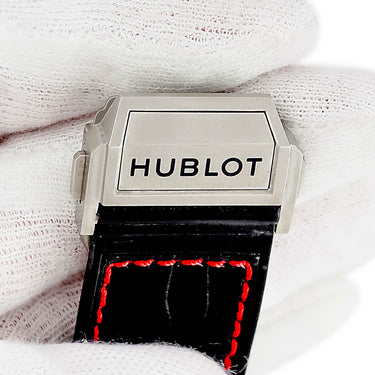 腕時計 ウブロ HUBLOT ビッグバン ウニコ ワールドポーカーツアー スチール 411.SX.1170.LR.WPT15 自動巻き メンズ スケルトン 限定