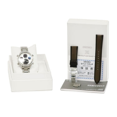 腕時計 セイコー SEIKO プロスペックス ソーラークロノグラフ 110周年記念限定モデル SBER009 8A50-00D0 クオーツ メンズ シルバー