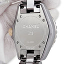 腕時計 シャネル CHANEL J12 クロマティック H4197 クオーツ レディース K18PG×チタンセラミック コンビ デイト 逆回転防止ベゼル