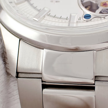 腕時計 ゼニス ZENITH エルプリメロ シノプシス 03.2170.4613/02.M2170 自動巻き メンズ OH済 オープンハート シルバー