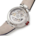 腕時計 ブルガリ BVLGARI ルチェア スケルトン LUP33SKSDL 103518 自動巻き レディース 純正ダイヤ 雪の結晶 青針 日本限定