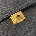 セリーヌ Celine ベルトバッグ ミニ ブラック レザー 2WAYバッグ ゴールド金具 ハンドバッグ ショルダーバッグ 黒