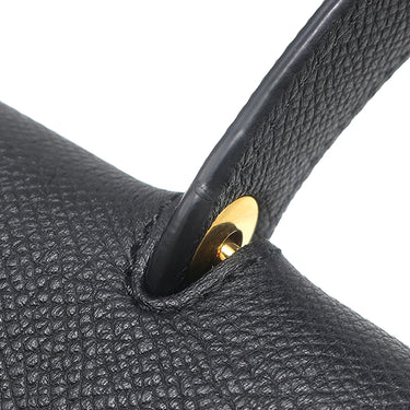セリーヌ Celine ベルトバッグ ミニ ブラック レザー 2WAYバッグ ゴールド金具 ハンドバッグ ショルダーバッグ 黒