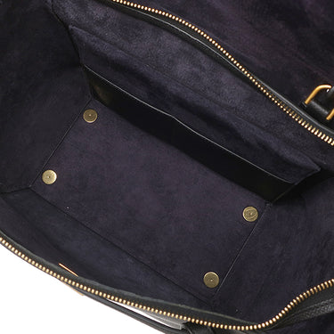 セリーヌ Celine ベルトバッグ ミニ ブラック レザー 2WAYバッグ ゴールド金具 ハンドバッグ ショルダーバッグ 黒