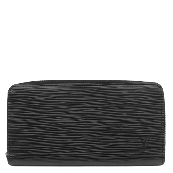 LOUIS VUITTONルイヴィトンエピ 長財布ブラック レザー 黒 中古美品 LOUIS VUITTON - ルイヴィトン エピ ジッピーウォレット 長財布