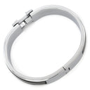 エルメス HERMES クリックH PM ブラック×シルバー GP エナメル ブレスレット シルバー金具 Hブレス クリッククラック