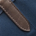 エルメス HERMES サックドパンサージュ グルーム ネイビー×オレンジ キャンバス トワルシェブロン 2WAYバッグ シルバー金具 紺 バイカラー ショルダー トート