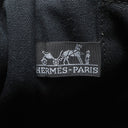 エルメス HERMES フールトゥ MM ブラック キャンバス トートバッグ シルバー金具 黒 グレー A4 ハンドバッグ トート