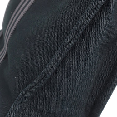 エルメス HERMES フールトゥ MM ブラック キャンバス トートバッグ シルバー金具 黒 グレー A4 ハンドバッグ トート