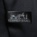 エルメス HERMES フールトゥ カバス ブラック コットン トートバッグ 黒 グレー キャンバス トート