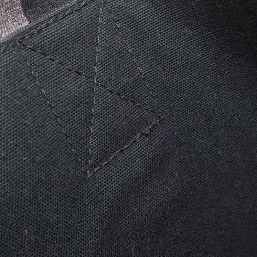 エルメス HERMES フールトゥ カバス ブラック コットン トートバッグ 黒 グレー キャンバス トート