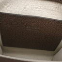グッチ GUCCI ミニトート 699406 ベージュXブラウン レザー ジャンボGGキャンバス 2WAYバッグ ゴールド金具 茶 シェリーラインストラップ