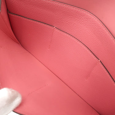 エルメス HERMES ドゴンデュオ ドゴンGM ローズアザレ エバーカラー 長財布 シルバー金具 ピンク