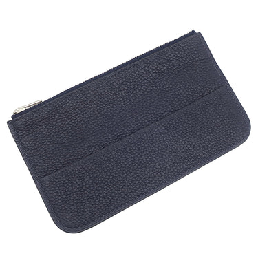 エルメス HERMES ドゴンデュオ ドゴンGM ブルーインディゴ トゴ 長財布 シルバー金具 紺