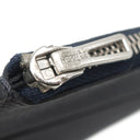 エルメス HERMES ドゴンデュオ ドゴンGM ブルーインディゴ トゴ 長財布 シルバー金具 紺