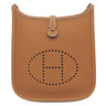 エルメス HERMES エヴリンTPM 16 ゴールド トリヨンクレマンス ショルダーバッグ ゴールド金具 茶