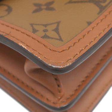 ルイヴィトン Louis Vuitton ドーフィーヌ MINI M45959 モノグラムリバース モノグラムキャンバス モノグラムリバースキャンバス ショルダーバッグ ゴールド金具 茶