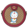グッチ Gucci ドラえもん コラボ ミニGGスプリーム 625216 ベージュ×レッド レザー ミニGGスプリームキャンバス ショルダーバッグ ゴールド金具 DORAEMON
