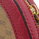 グッチ Gucci ドラえもん コラボ ミニGGスプリーム 625216 ベージュ×レッド レザー ミニGGスプリームキャンバス ショルダーバッグ ゴールド金具 DORAEMON