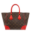 ルイヴィトン Louis Vuitton フェニックス PM M41537 コクリコ モノグラムキャンバス 2WAYバッグ ゴールド金具 茶 赤 ハンドバッグ ショルダー