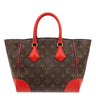 ルイヴィトン Louis Vuitton フェニックス PM M41537 コクリコ モノグラムキャンバス 2WAYバッグ ゴールド金具 茶 赤 ハンドバッグ ショルダー
