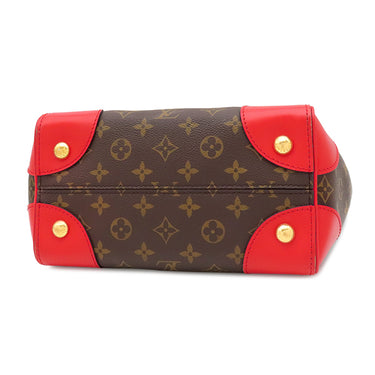 ルイヴィトン Louis Vuitton フェニックス PM M41537 コクリコ モノグラムキャンバス 2WAYバッグ ゴールド金具 茶 赤 ハンドバッグ ショルダー